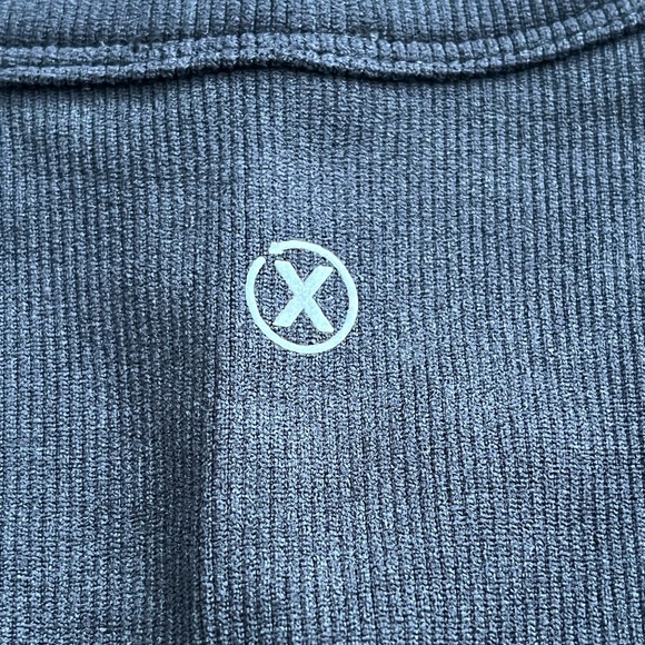 Reflex Ribbed Racerback Tank Black Size Large - Picture 4 of 5